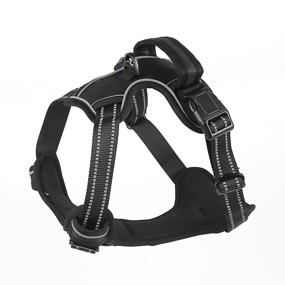 Comfy No-Pull Dog Harness with Safe Reflective Design