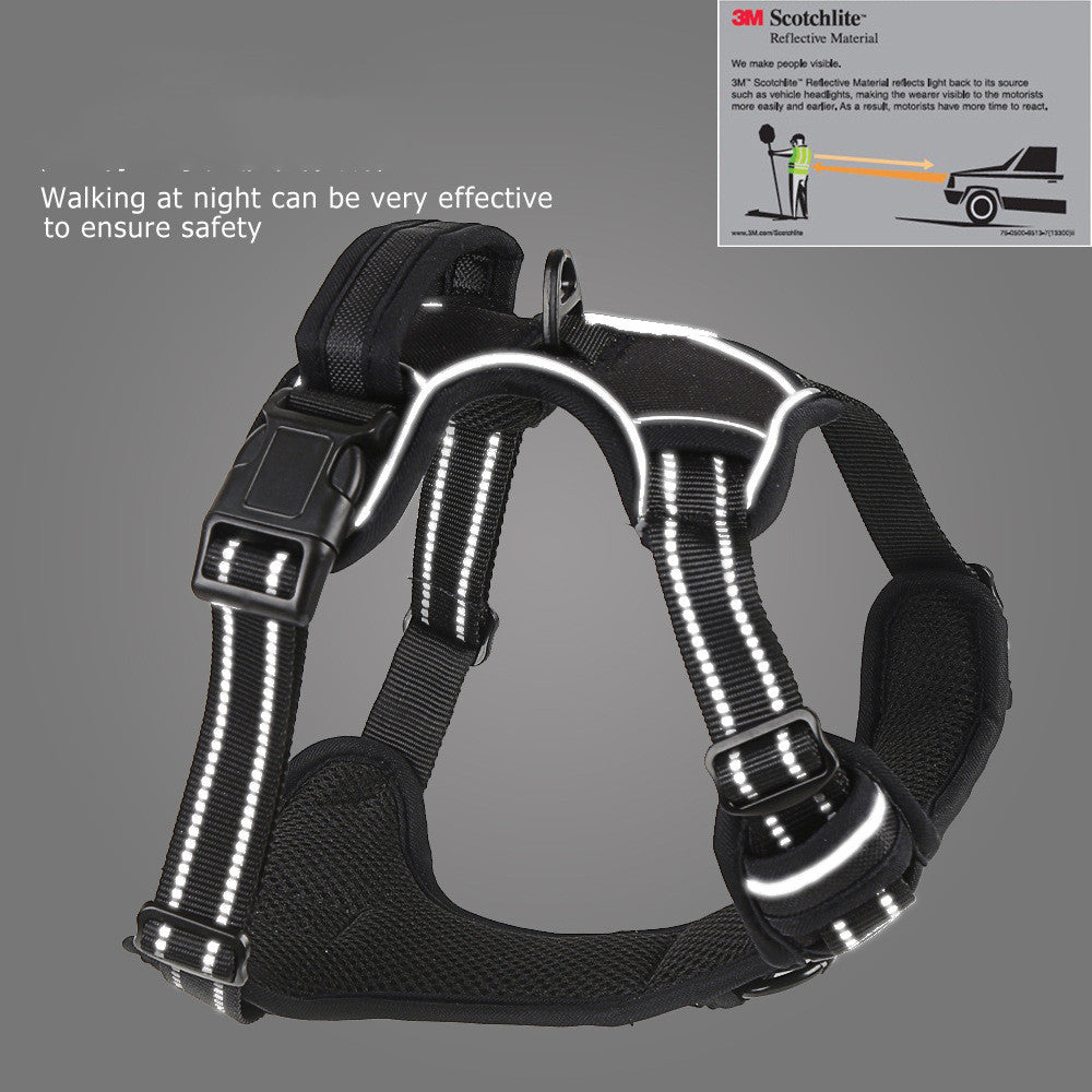 Comfy No-Pull Dog Harness with Safe Reflective Design