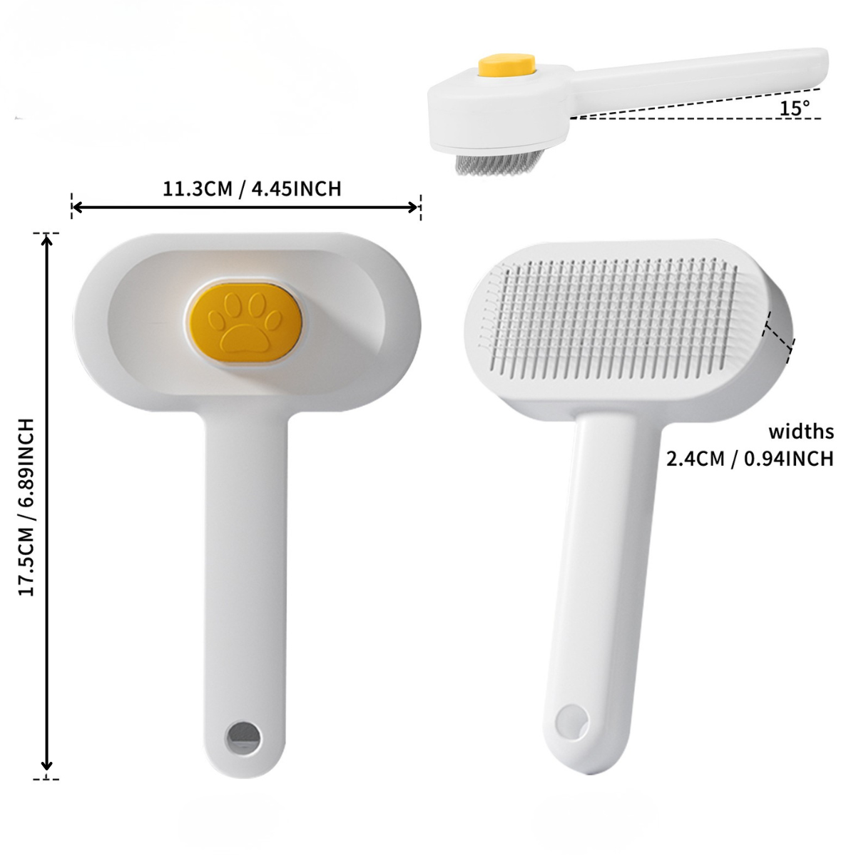 Pet Hair Grooming Comb – Smooths Fur With Love