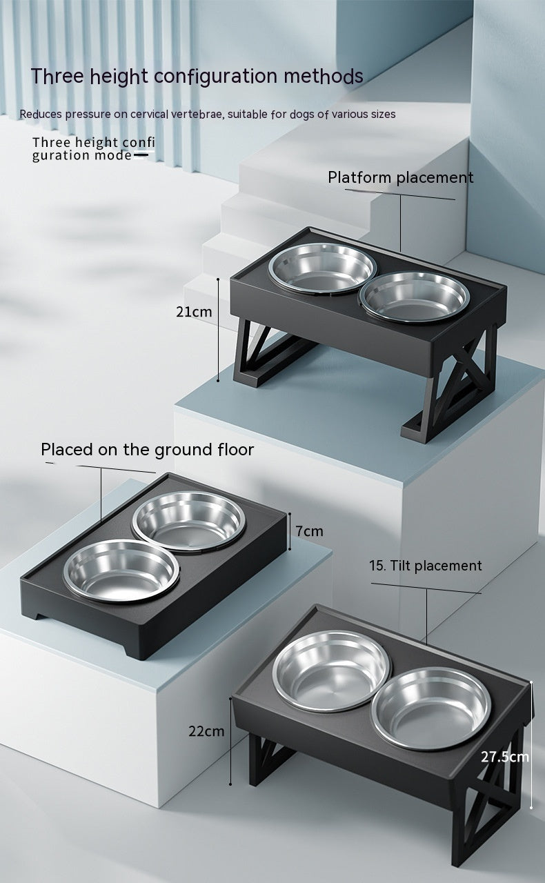 Elevated Slow Feed Dog Bowl – Healthy Mealtime