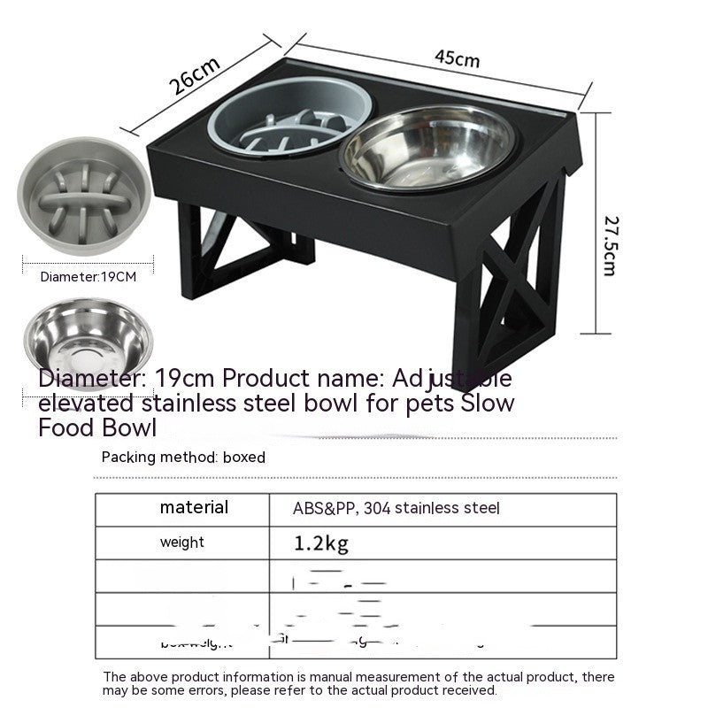Elevated Slow Feed Dog Bowl – Healthy Mealtime